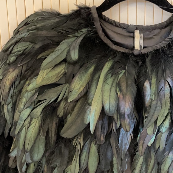 Kate Moss for Topshop - Super Rare Feather Bolero - Picture 4 of 8